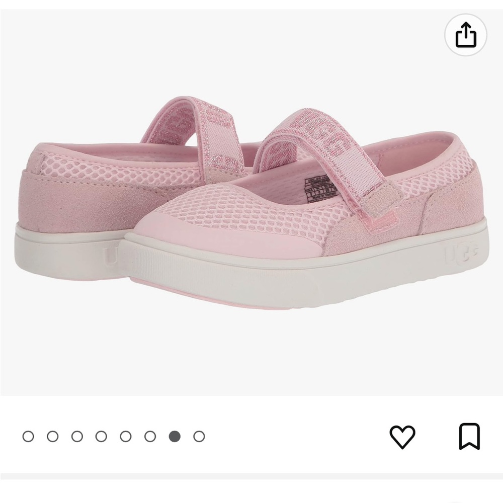 NWT Ugg Rennon Skimmer Sneaker Mary Jane Toddler Pink